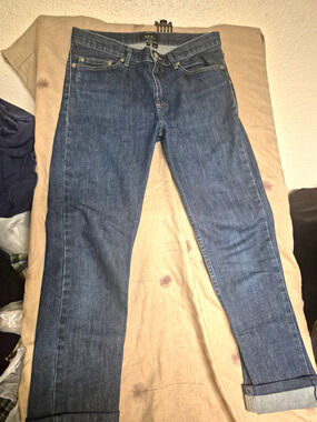 A.P.C. New Cure Jeans Mens Slim Straight Medium Wash Size 28